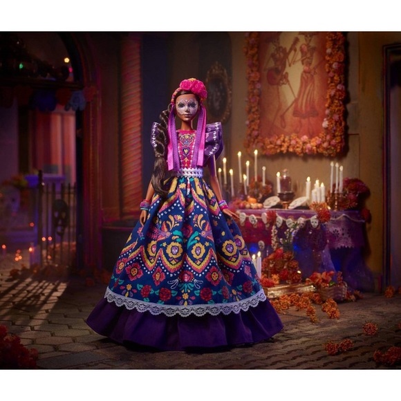 Mattel Brand New Barbie Signature 2022 Dia de Los Muertos Collector Doll.